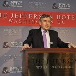 Gordon-Brown-Speaking-at-the-Jefferson-Hotel